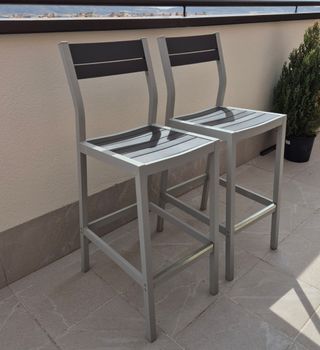 Taburetes Altos Ikea Aluminio