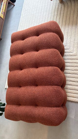 Puff Reposapiés Borreguito Texturizado