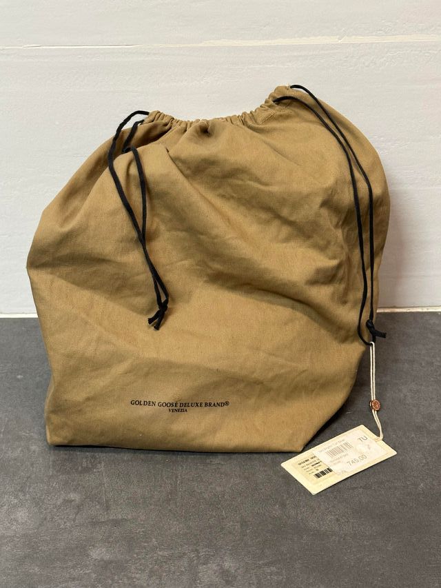 Borsa Golden Goose in argento con frange