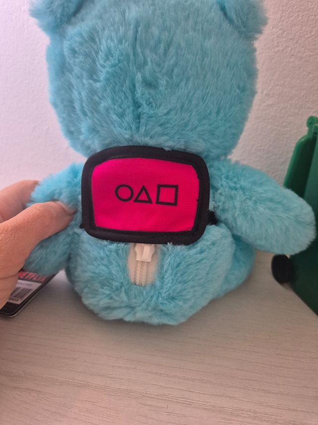 Peluche Oso Azul Juego del Calamar