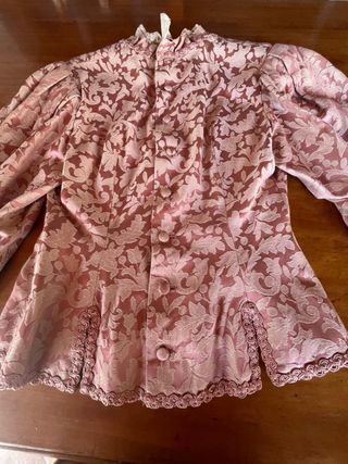 Traje de Baturra Aragonesa Beige y Rosa a medida