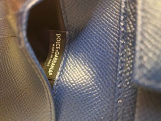 Portafoglio Dolce & Gabbana Originale in Pelle Blu