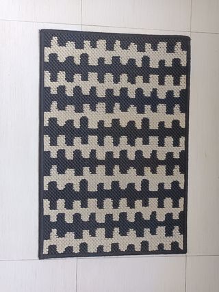 Felpudo IKEA HÅLLPLATS beige/negro 