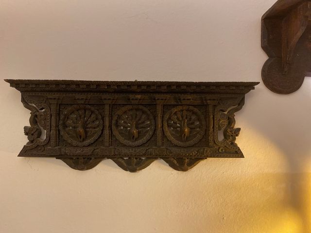 Mensola indiana in legno di tek