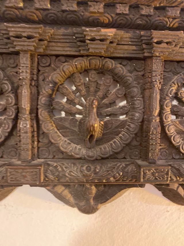 Mensola indiana in legno di tek