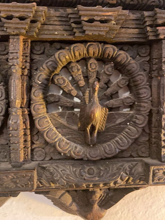 Mensola indiana in legno di tek