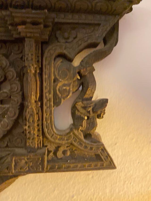 Mensola indiana in legno di tek