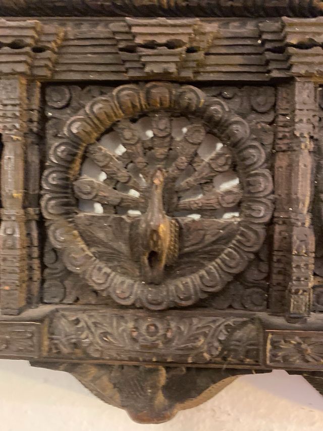 Mensola indiana in legno di tek