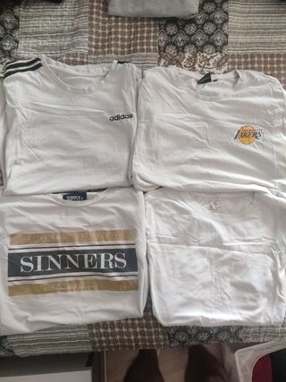 Pack 4 camisetas usadas