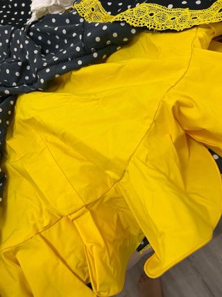 Conjunto Flamenco Lunares Amarillo