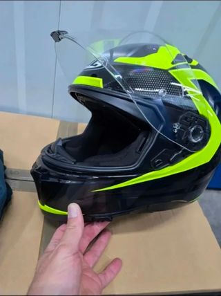Casco Moto HJC i70 Negro/Amarillo Talla L