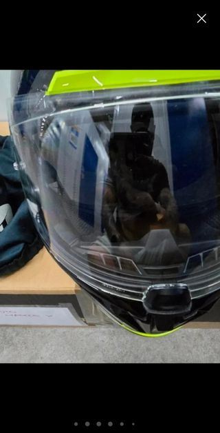Casco Moto HJC i70 Negro/Amarillo Talla L
