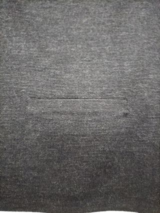Chaleco de punto gris, hombre

