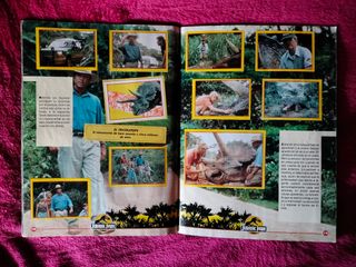 Álbum de Cromos Jurassic Park