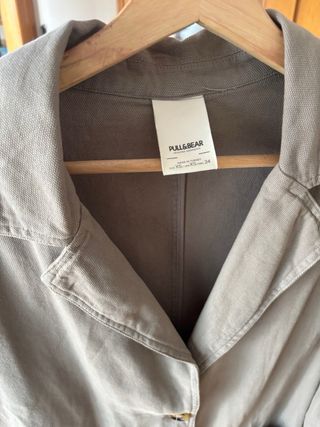 Abrigo Pull&Bear beige