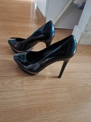 Zapatos de tacón Mango negros talla 38