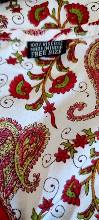 Blusón Viscosa India Talla XL