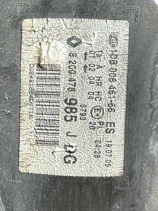Faro Derecho Renault Clio 2002
