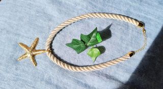 Collar Cordón y Estrella de Mar 
