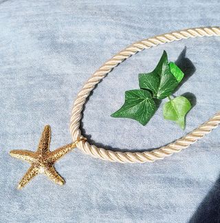 Collar Cordón y Estrella de Mar 