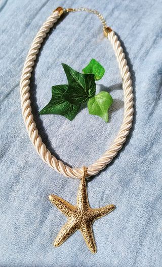 Collar Cordón y Estrella de Mar 