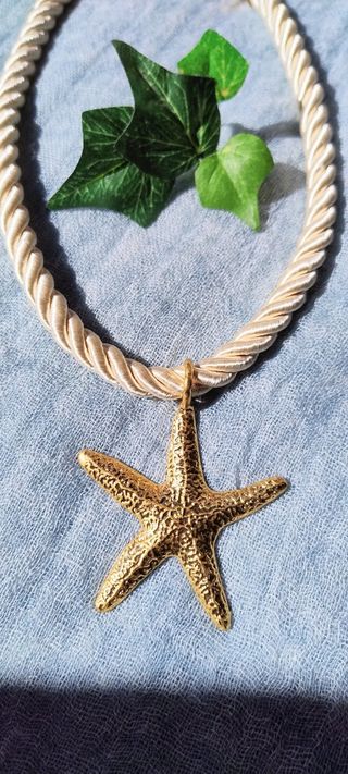 Collar Cordón y Estrella de Mar 