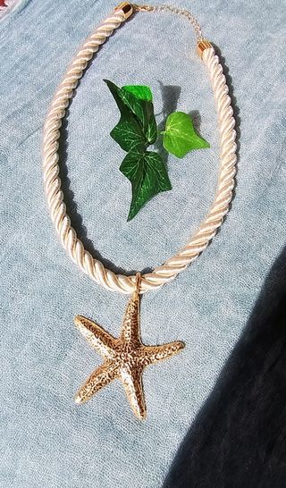 Collar Cordón y Estrella de Mar 
