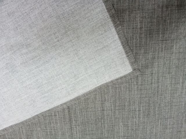 Mantel cocina gris tela