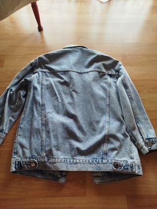 Chaqueta Vaquera Larga Talla L