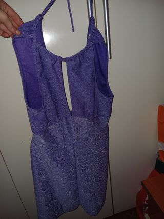 Vestito corto glitter