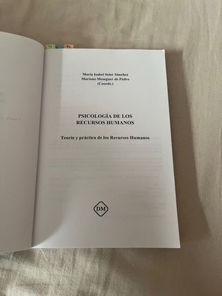 Libro Psicología de los recursos humanos teoría...