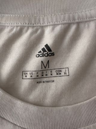 Camiseta Adidas Blanca Talla M