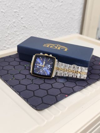 Reloj LIGE Hombre Oro y Plata