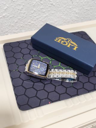 Reloj LIGE Hombre Oro y Plata