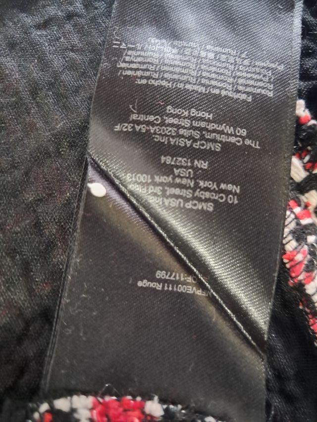 Vestido Maje tweed com zíper