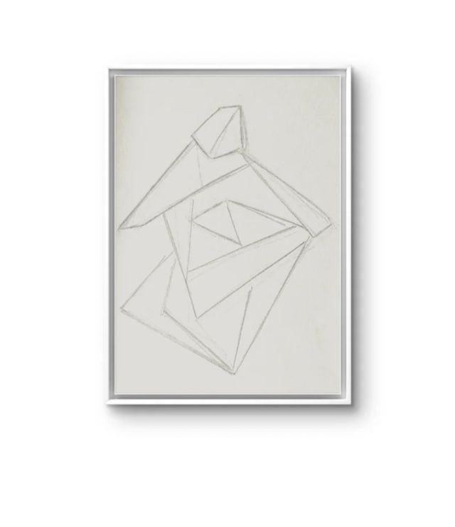 Cuadro lámina dibujo. Geométrico ARTENERY