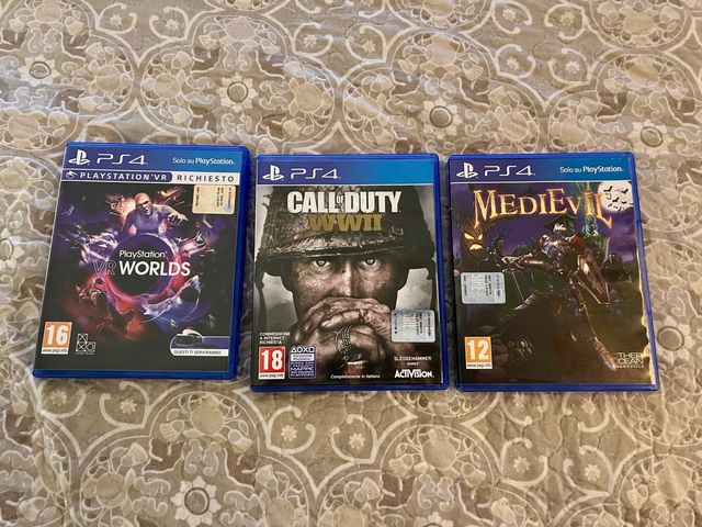 Giochi PS4: VR Worlds, Call of Duty, MediEvil