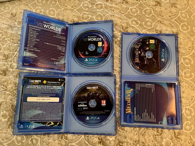 Giochi PS4: VR Worlds, Call of Duty, MediEvil