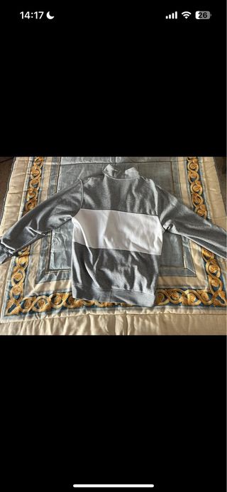 Conjunto chándal Nike gris y blanco