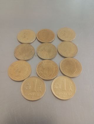 Monedas 1 Peseta Carlos I Rey de España 1980