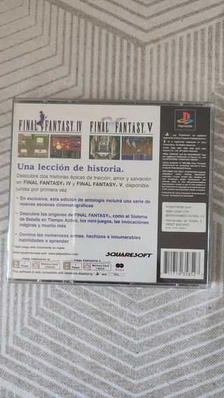 Final Fantasy Anthology PS1 (Versión Europea)