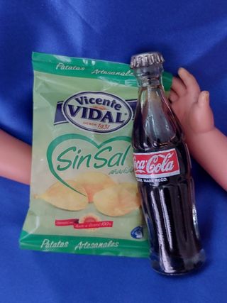 Merienda Nancy Coca-Cola y Patatas Vicente Vidal