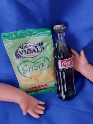 Merienda Nancy Coca-Cola y Patatas Vicente Vidal