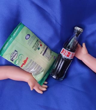 Merienda Nancy Coca-Cola y Patatas Vicente Vidal