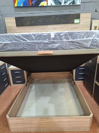 Dormitorio completo Antracita/Cambria