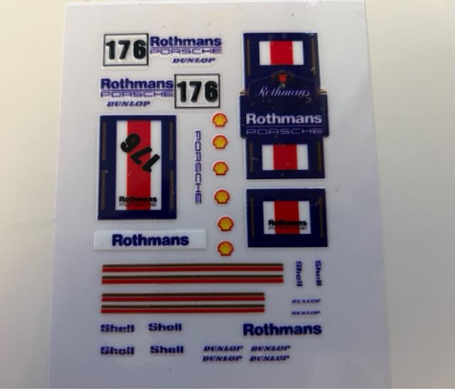 Pegatinas Porsche Gulf Scalextric