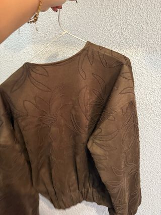 Chaqueta Zara efecto ante bordado Talla XS