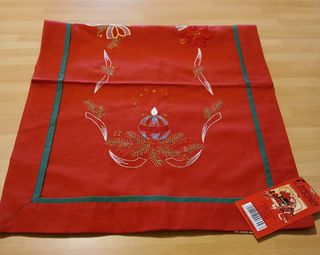 Centrotavola Rettangolare Natalizio Rosso