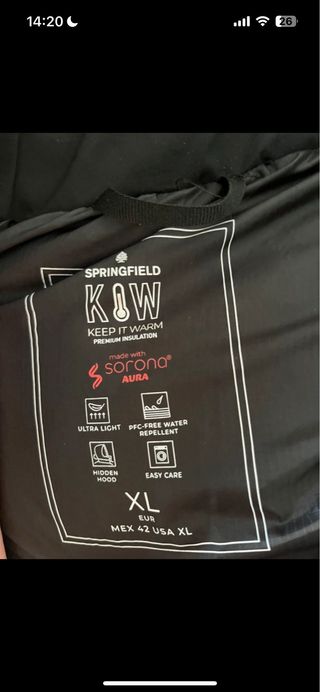 Chaleco Springfield Negro Nuevo