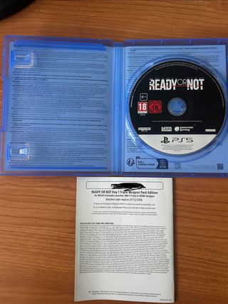 Ready or Not PS5 Edición Pack Armas